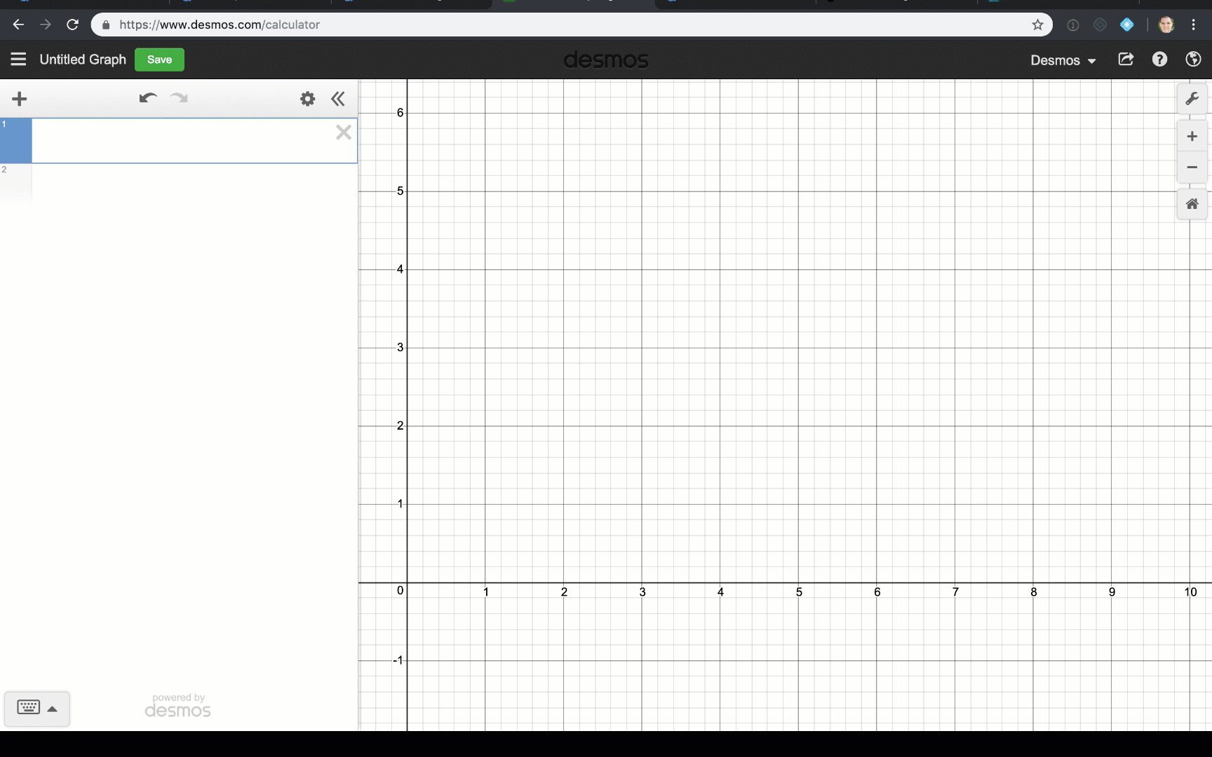 Animation of typing numbers into a list and then making a dot plot of that list