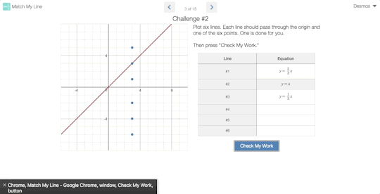 desmos graphing calculator test mode